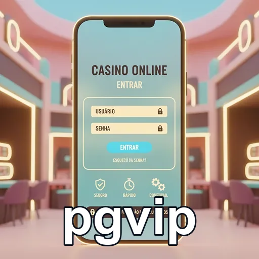 Tela de login do pgvip para acesso rápido e seguro.
