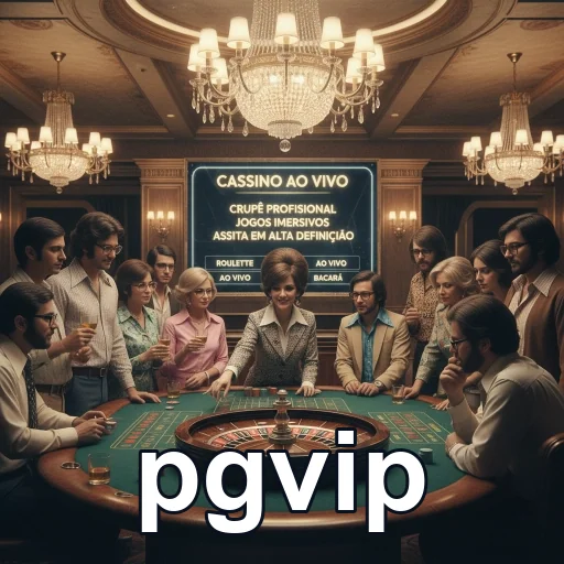 Jogadores em mesa de cassino ao vivo no pgvip.