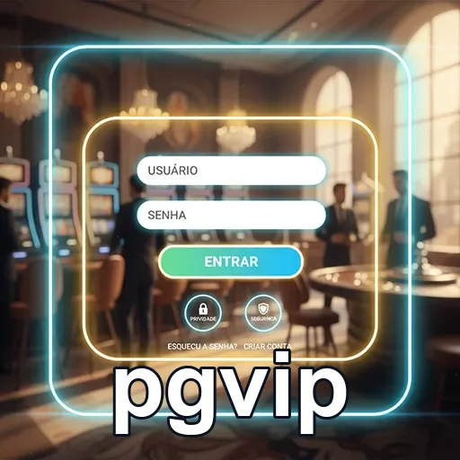 Tela de login do pgvip para acesso a slot games.