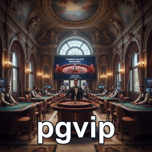 Casino ao vivo no pgvip com dealers em ambiente elegante.