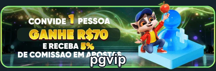 Ilustração sobre convite a amigos no pgvip, com animações de jogos.