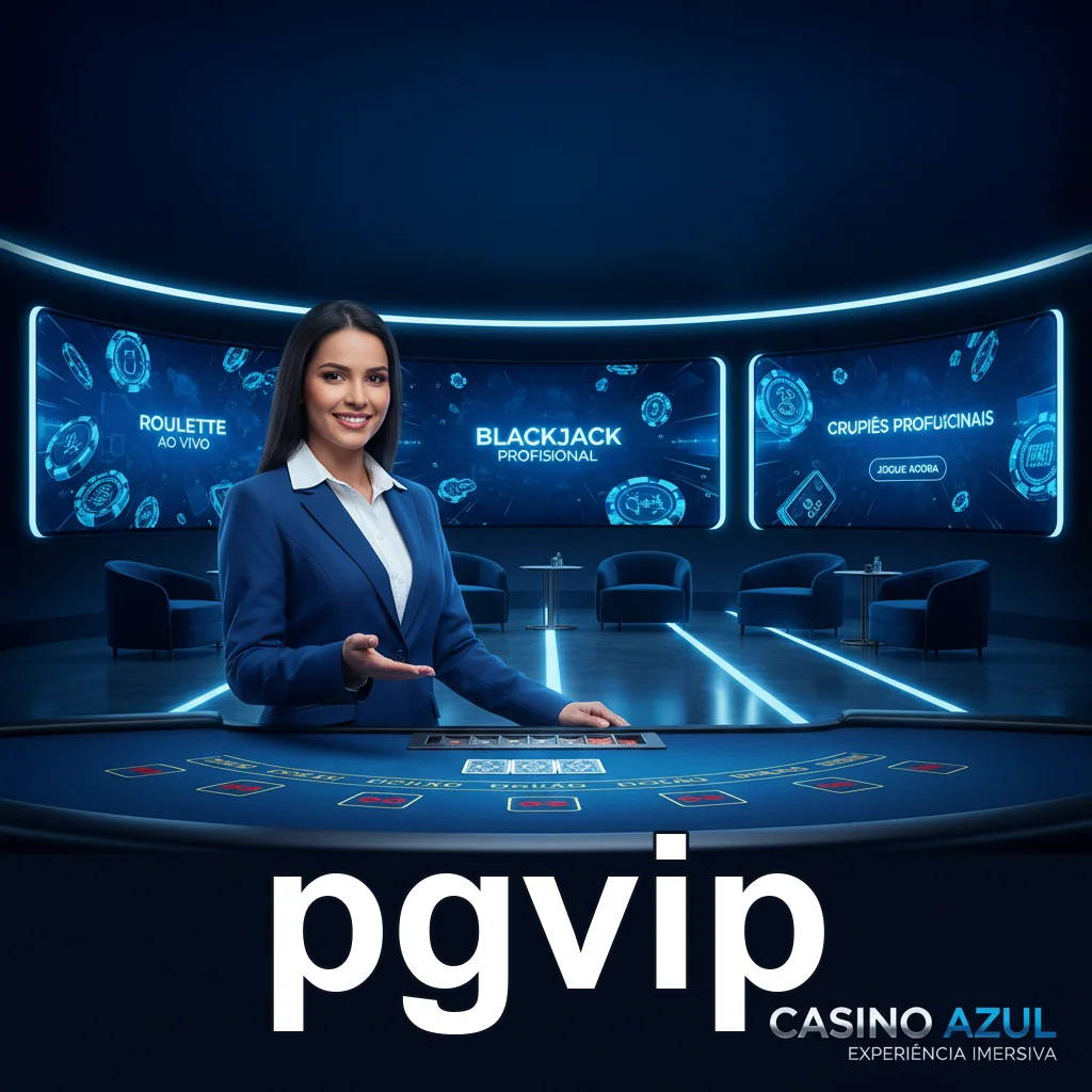 Tela do pgvip com opções de jogos e croupiers ao vivo.