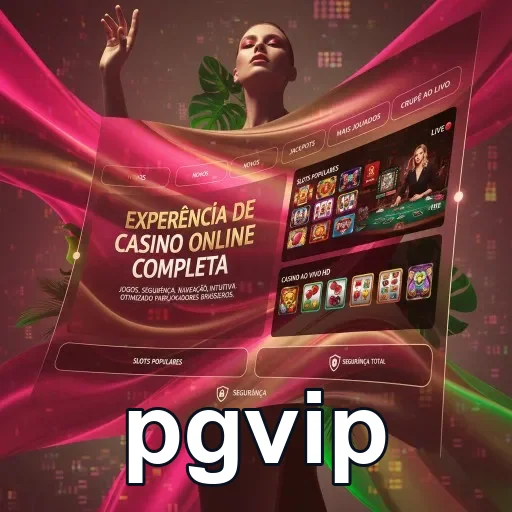 Tela de celular com promoções VIP do pgvip em destaque.