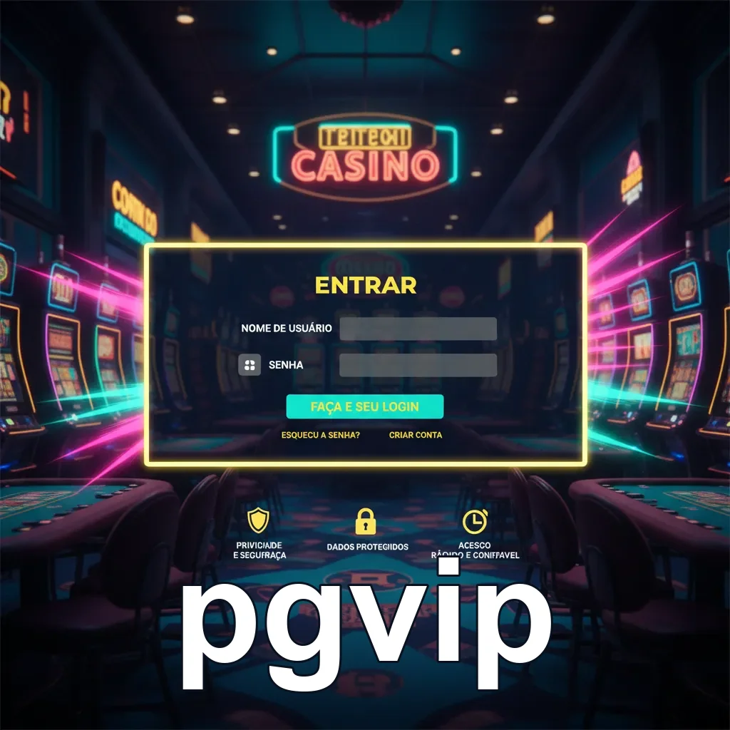 Tela de login do pgvip com campo de usuário e senha.
