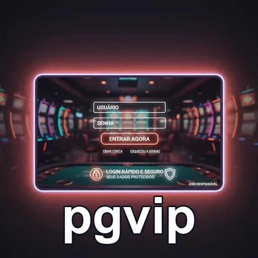 Tela de login do pgvip com campo de usuário e senha.