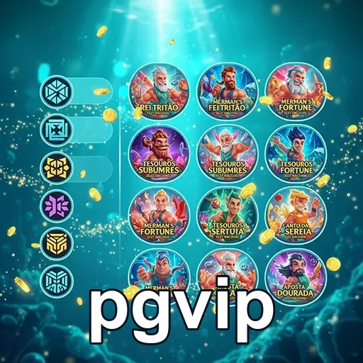 Interface de jogos de slot da pgvip em dispositivo móvel.