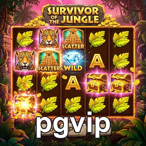 Slot de Survivor of the Jungle no site pgvip.