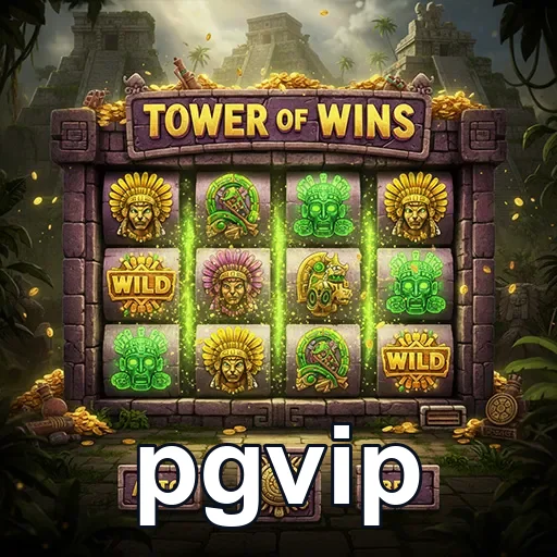 pgvip apresenta a slot 'Tower of Wins' com símbolos vibrantes.