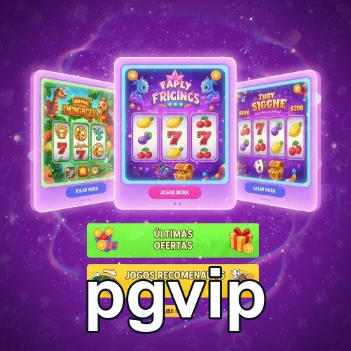 Acesso ao pgvip com slots e ofertas disponíveis para usuários.